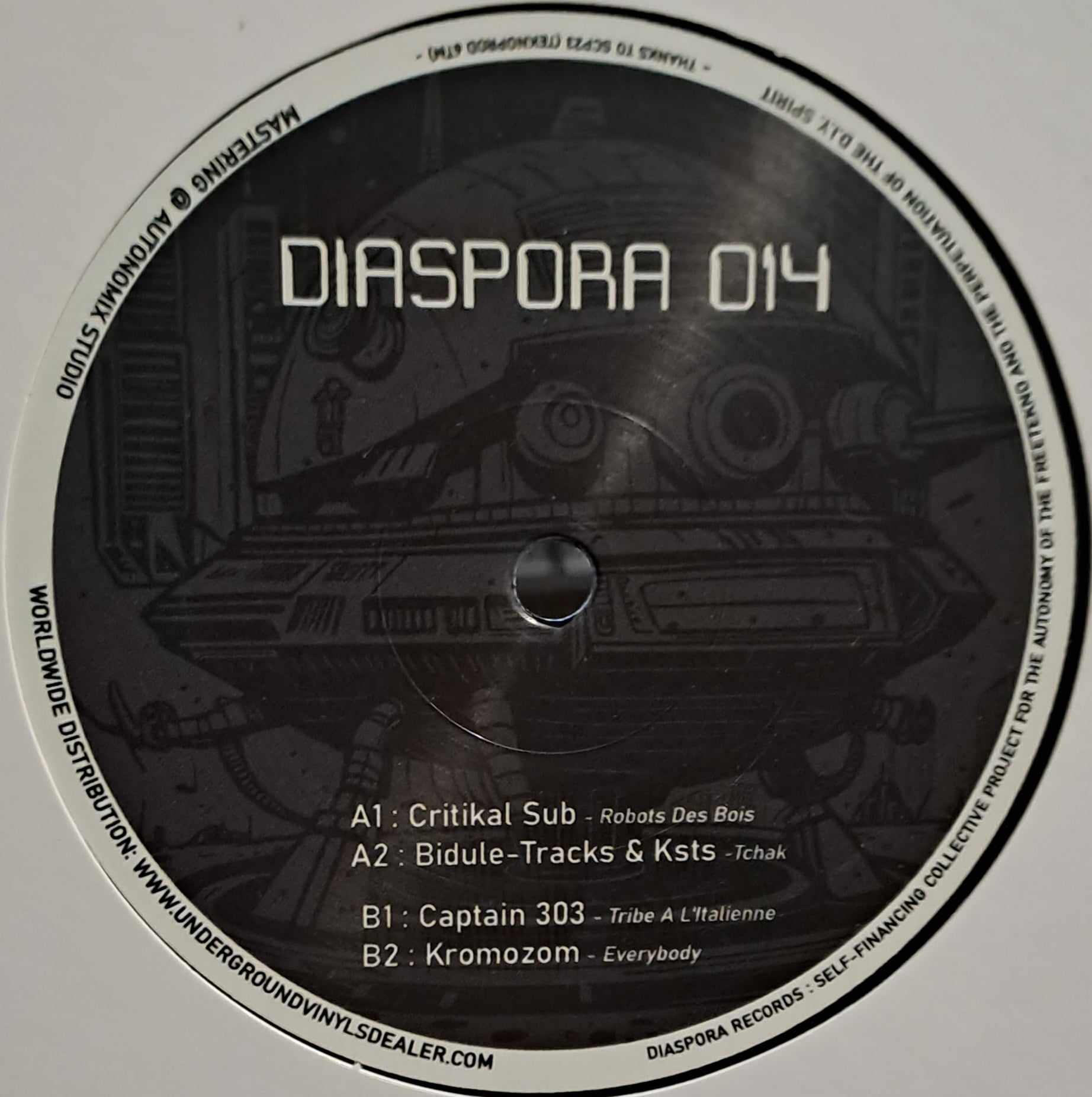 Diaspora 14 (dernières copies en stock) - vinyle acid